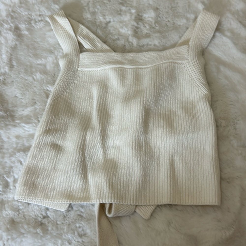 Cream Aritzia top